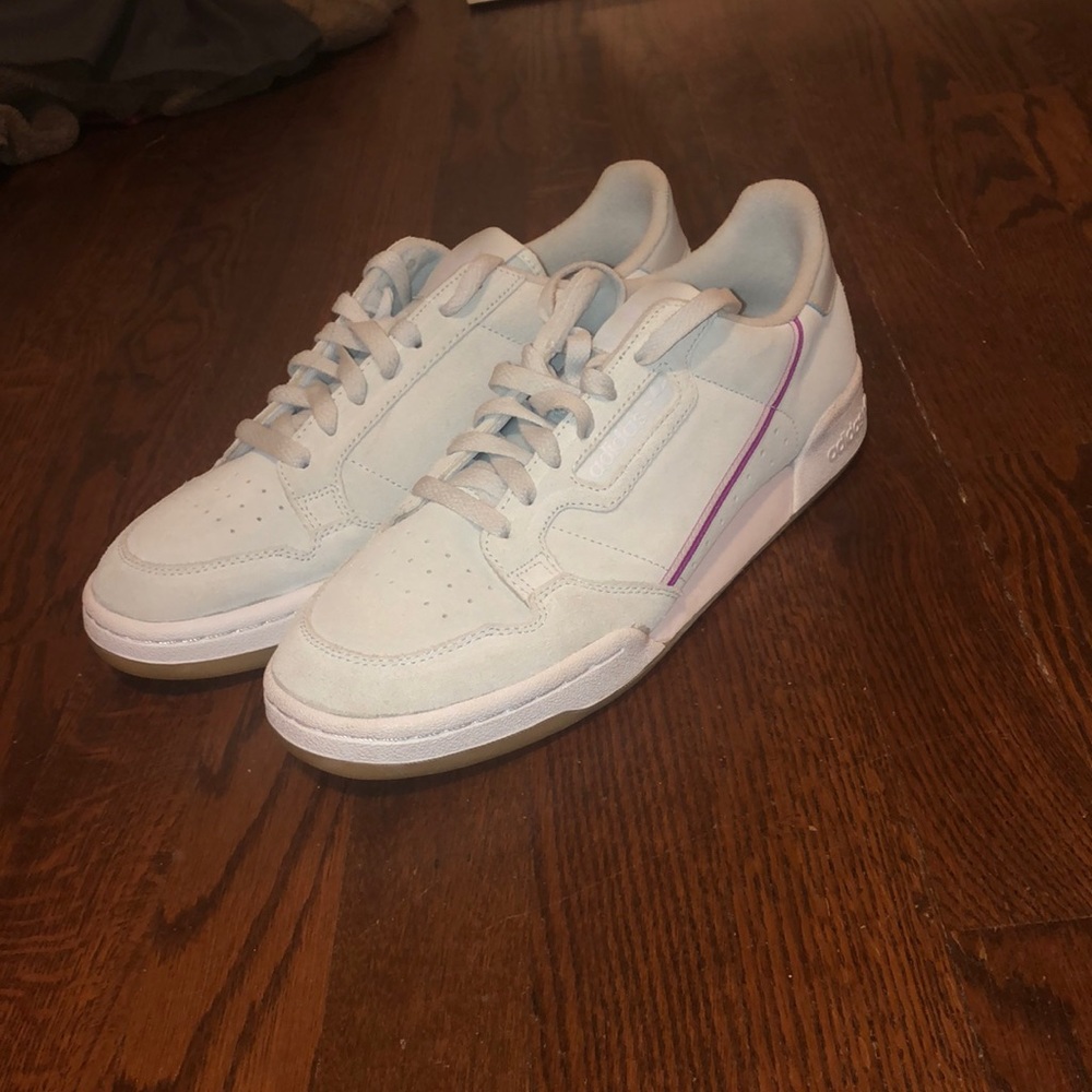 Adidas Continental 80 Blue Suede Shoes Sz M10.5